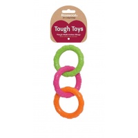 Rosewood Tough Toys  Игрушка для собак "Три кольца" мультиколор 21см