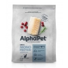 Альфа Пет MONOPROTEIN сухой корм для взрослых кошек, белая рыба
