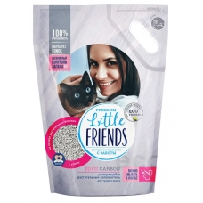 Little Friends Tofu Carbon наполнитель растительный с углем 5 л