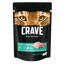 Crave пауч для кошек кролик в желе 70 г 