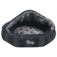 SCRUFFS Лежак с крышей "Aristocat Dome Bed", черный