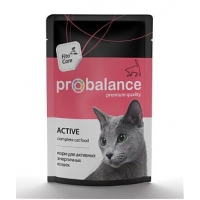 Probalance корм консервы для активных кошек, пауч, 85г