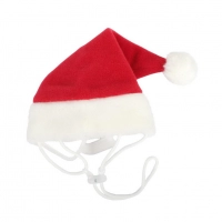 PUPPIA Колпак для собак новогодний "Santa", красный