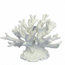 AQUA DELLA Декорация для аквариума "Коралл Pillar", белый, 15x11,5x12см