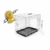 DUVO+ Клетка для собак двухдверная "Pet Kennel Top Line", серебристая