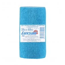 LUXAN Бинт самофиксирующийся с горькой пропиткой (Люксан), 10х450 ГОЛУБОЙ