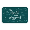 TARHONG Коврик под миски "Playground", бирюзовая, 48х29см