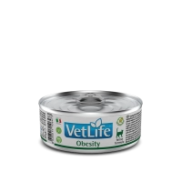 Farmina VET LIFE NATURAL DIET CAT OBESITI паштет для кошек при ожирении, 85 г