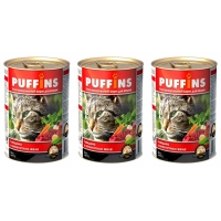 Puffins консервы для кошек Говядина в желе