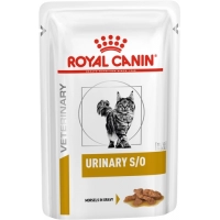 Royal Canin Urinary S/O пауч для кошек при МКБ в соусе - 12 штук!